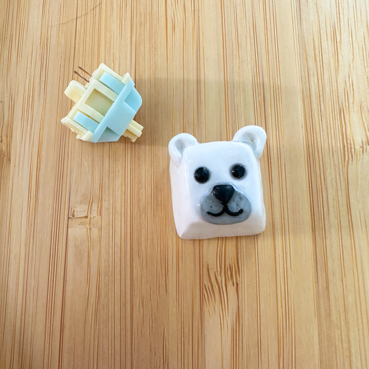 "hudson the polar bear" keycap