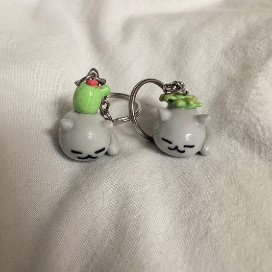 "succulent kitten" keychain