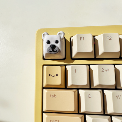 "hudson the polar bear" keycap