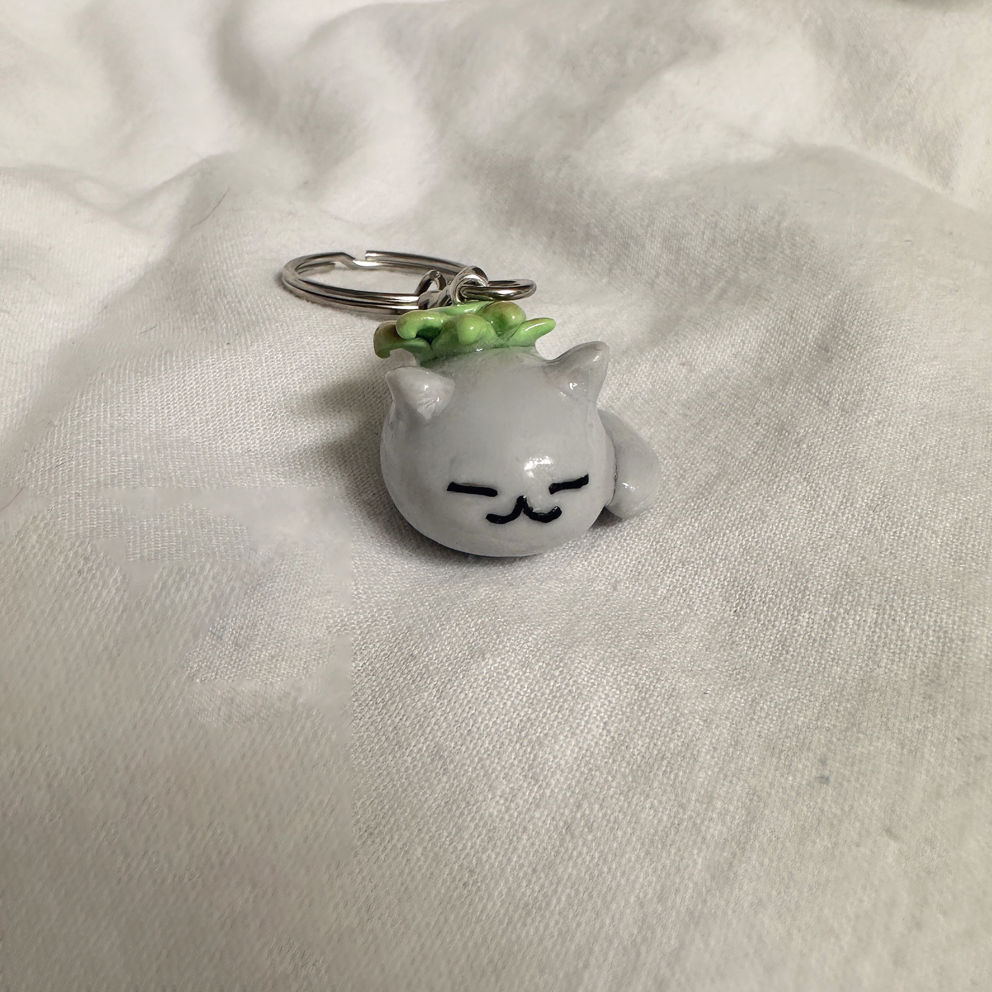 "succulent kitten" keychain