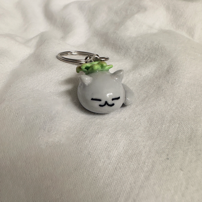 "succulent kitten" keychain