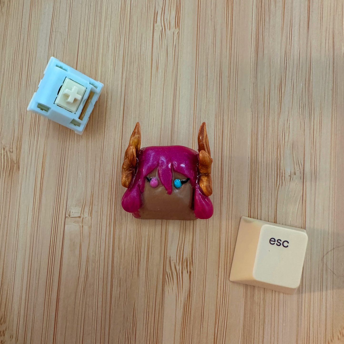 "0/15 karma" keycap